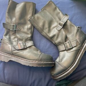 Dr. Martens Black Leather Boots